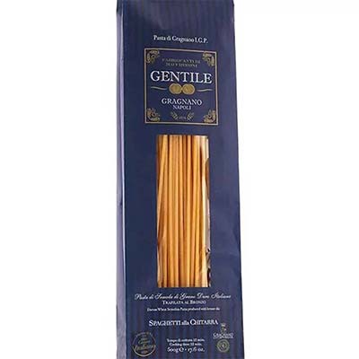 Espagueti de Pastificio Gentile producida en Gragnano (Italia).