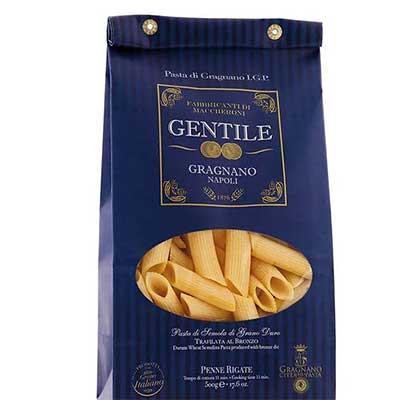 Pennette Rigate. Pasta 100% italiana