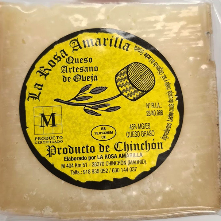 Queso rosa amarilla - queso artesano de Madrid