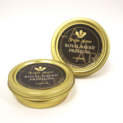 Caviar de Esturión Siberiano calidad Premium, variedad Baerii obtenido de ejemplares de más de 6 años