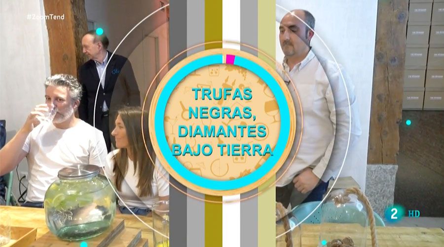 Trufas Alonso en el programa de RTVE De Tapas por Madrid, en 2019